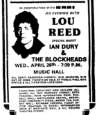Lou Reed / Ian Dury & The Blockheads on Apr 26, 1978 [502-small]