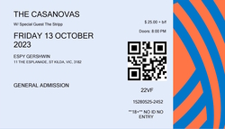 Ticket, The Casanovas / The Stripp on Oct 13, 2023 [545-small]