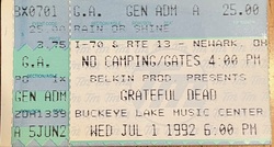 Grateful Dead / Steve Miller Band on Jul 1, 1992 [915-small]