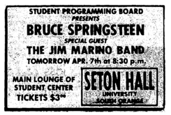 Bruce Springsteen / Jim Marino Band on Apr 7, 1974 [106-small]