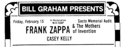 Frank Zappa / The Mothers Of Invention / Casey Kelly on Feb 15, 1974 [275-small]