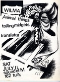 Translator / Toiling Midgets / Animal Things / Wilma on Jul 11, 1981 [881-small]