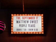 Matthew Sweet / People Years on Sep 17, 2019 [968-small]