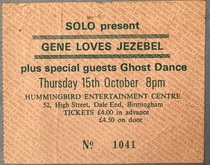 Gene Loves Jezebel / Ghost Dance / Passion Fodder on Oct 15, 1987 [271-small]