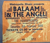 Balaam and the Angel / The Hunters Club / Ghost Dance on Feb 6, 1988 [344-small]