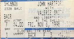 John Hartford / Valerie Smith on Nov 6, 1998 [388-small]