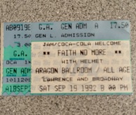Faith No More / Helmet on Sep 19, 1992 [635-small]