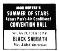 Black Sabbath / Black Oak Arkansas on Jul 29, 1972 [685-small]