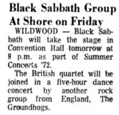 Black Sabbath / Black Oak Arkansas on Jul 26, 1972 [697-small]