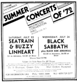 Black Sabbath / Black Oak Arkansas on Jul 26, 1972 [698-small]