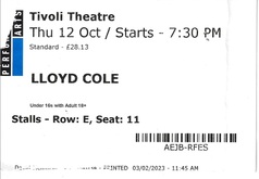 Lloyd Cole on Oct 12, 2023 [782-small]