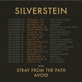tags: Gig Poster - Silverstein / Stray from the Path / Avoid on Nov 25, 2023 [889-small]