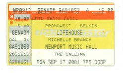 Lifehouse / Michelle Branch / The Calling on Sep 17, 2001 [161-small]