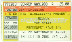 Incubus / TheStart on Oct 18, 2001 [165-small]
