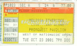 Melissa Etheridge on Oct 23, 2001 [192-small]