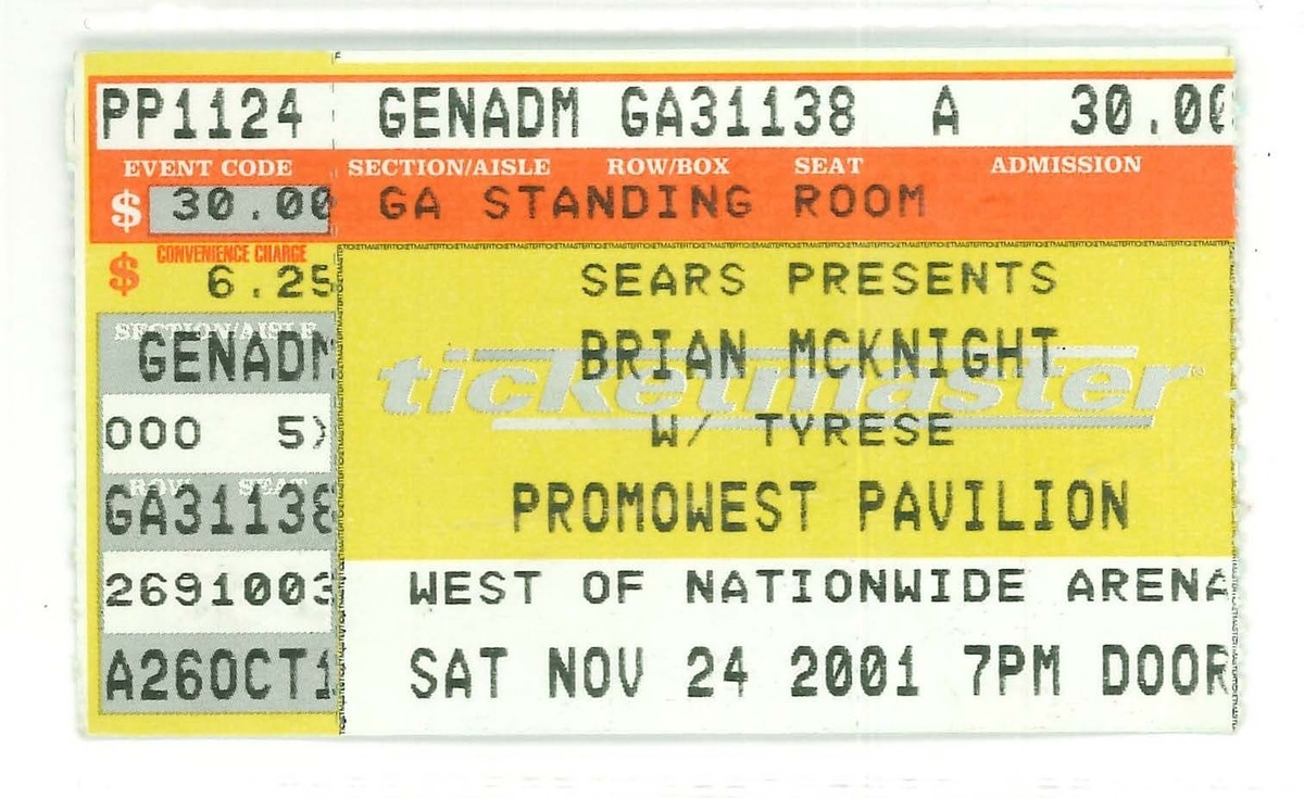 Brian McKnight Concert & Tour History (Updated for 2025) Concert Archives