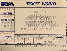 New Order / Gargoyle Socks on Nov 22, 1986 [336-small]