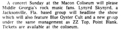 Lynyrd Skynyrd / Blue Öyster Cult / Point Blank on Aug 1, 1976 [322-small]