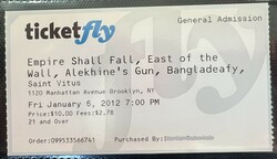 The Empire Shall Fall / East of the Wall / Alekhine's Gun / Bangladeafy on Jan 6, 2012 [744-small]