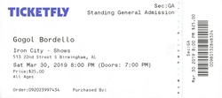 Gogol Bordello on Mar 30, 2019 [867-small]