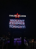 Starland Ballroom Marquee, Violent Femmes / Quintron & Miss Pussycat on Oct 18, 2023 [929-small]
