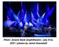 Phish - Photo by Jamie Huenefeld, tags: Phish, Alpharetta, Georgia, United States, Ameris Bank Amphitheatre - Phish on Jul 31, 2021 [983-small]