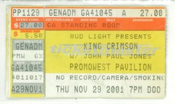 King Crimson / John Paul Jones on Nov 29, 2001 [163-small]