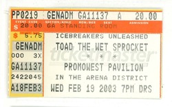 Toad the Wet Sprocket / Bleu / Wheat on Feb 19, 2003 [198-small]