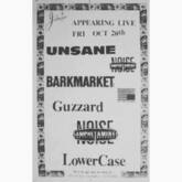 Unsane / Barkmarket / Guzzard / Lowercase on Oct 20, 1995 [592-small]