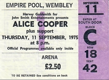 Alice Cooper / Heavy Metal Kids on Sep 11, 1975 [595-small]