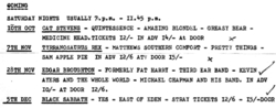 Tyrannosaurus Rex / Matthews Southern Comfort / Pretty Things / Sam Apple Pie on Nov 7, 1970 [622-small]