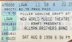 Allman Brothers Band on Aug 8, 1998 [771-small]