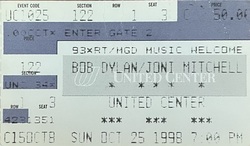 Bob Dylan / Joni Mitchell on Oct 25, 1998 [776-small]