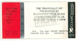 The Tragically Hip on Sep 19, 2004 [785-small]