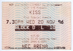 KISS / The Verve Pipe on Nov 20, 1996 [846-small]