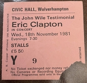 Eric Clapton / Fred Wedlock / Alexei Sayle on Nov 18, 1981 [852-small]