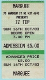 ZZ Top on Oct 16, 1983 [860-small]