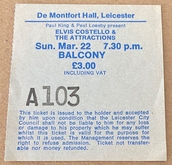 Elvis Costello / Attractions on Mar 22, 1981 [872-small]