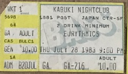 Eurythmics on Jul 28, 1983 [934-small]