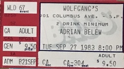 Adrian Belew on Sep 27, 1983 [947-small]