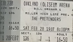 Pretenders / Iggy Pop on Feb 28, 1987 [959-small]