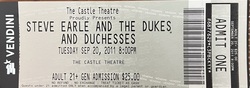 Steve Earle & The Dukes (and Duchesses) on Sep 20, 2011 [142-small]