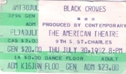 The Black Crowes on Jul 30, 1992 [504-small]