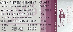 Bob Dylan / Tom Petty And The Heartbreakers on Jun 14, 1986 [515-small]