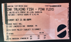Ticket stub, tags: Ticket - Pink Talking Fish / Marble Eyes on Oct 21, 2023 [642-small]