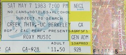 Roxy Music on May 7, 1983 [071-small]
