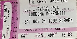 Loreena McKennitt on Nov 21, 1992 [202-small]