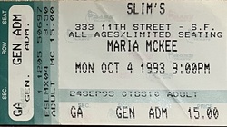 David Gray / Maria McKee on Oct 4, 1993 [203-small]