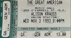 Alison Krauss & Union Station on Nov 3, 1993 [205-small]