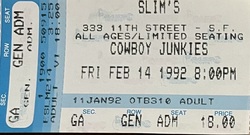 Cowboy Junkies / Jules Shear on Feb 14, 1992 [209-small]